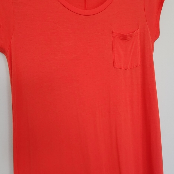 Orange t-shirt dress - Picture 3 of 11